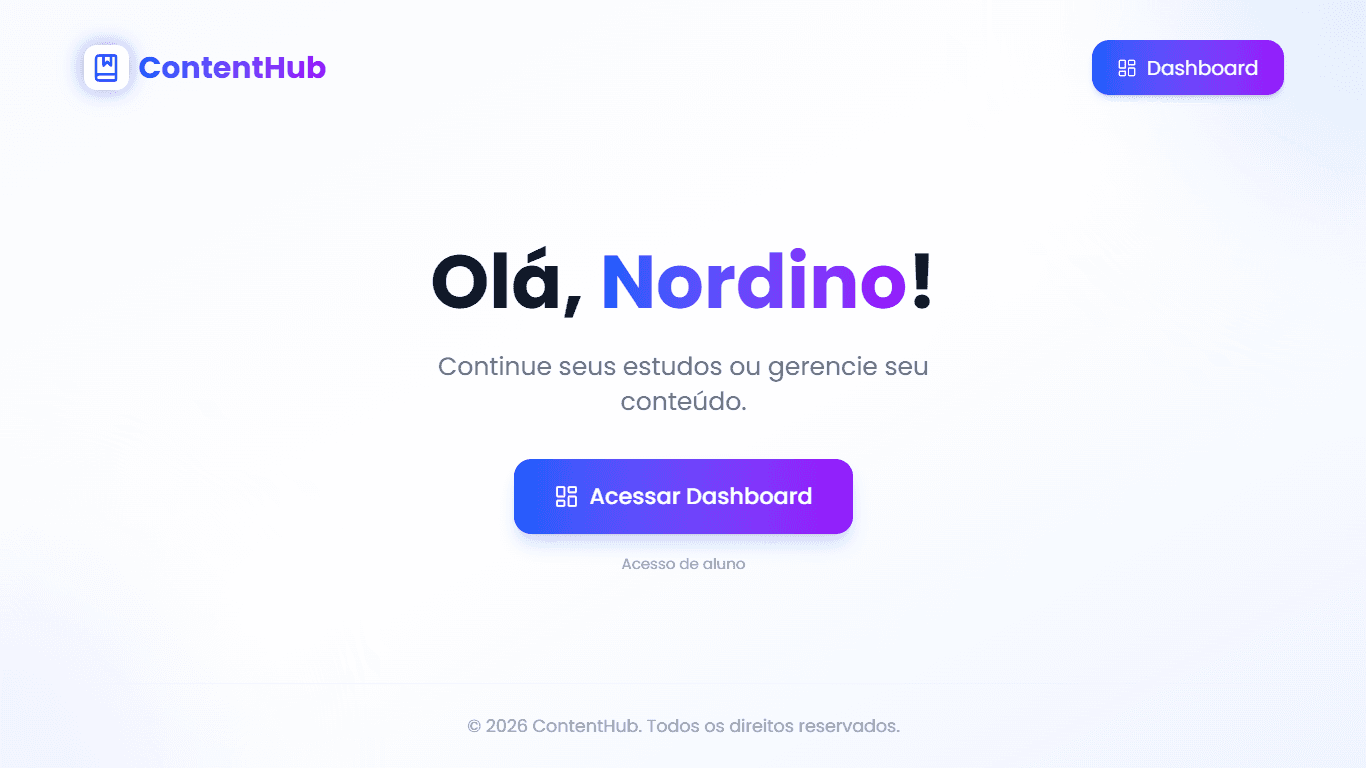 Screenshot 4 do projeto ContentHub - Plataforma de Conteúdo Exclusivo