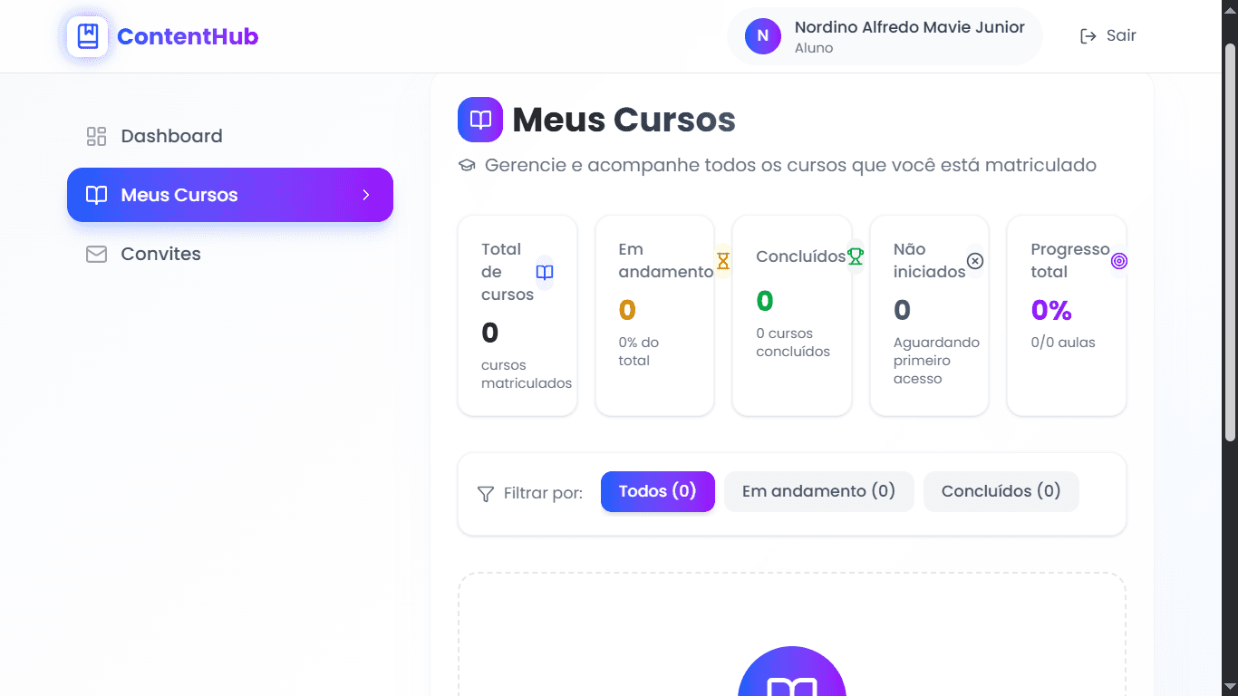 Screenshot 6 do projeto ContentHub - Plataforma de Conteúdo Exclusivo