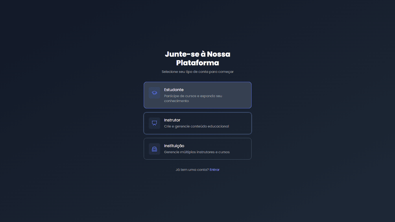 Screenshot 4 do projeto Donza - Plataforma de Ensino Online