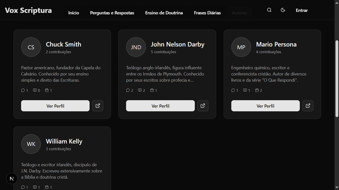 Screenshot 8 do projeto Vox Scriptura - Voz da Escritura